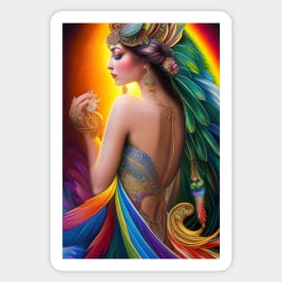 queen of colors Sticker